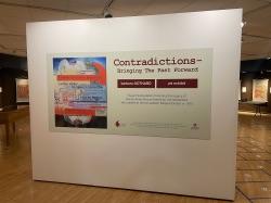 Contradictions Digital Paintings Exhibit Title Wall