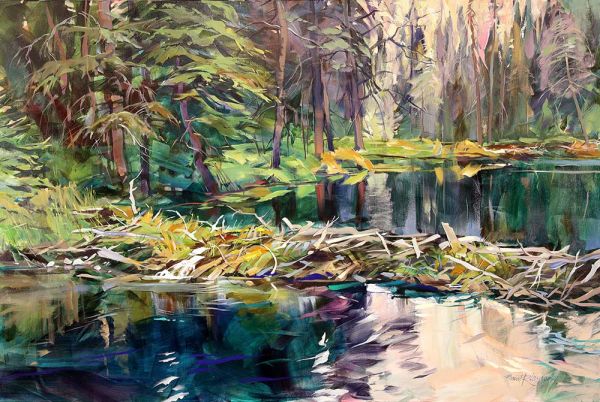 Peaceful Beaver Pond - Recent Work