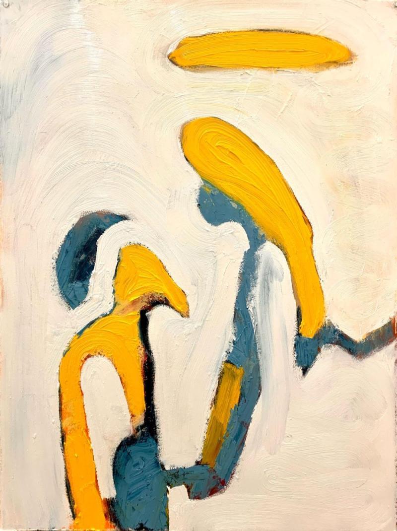 Progress - Oil on Paper