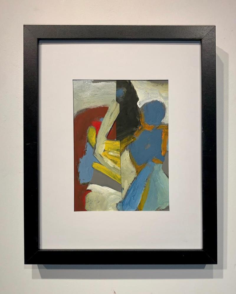 A Dance - Oil on paper