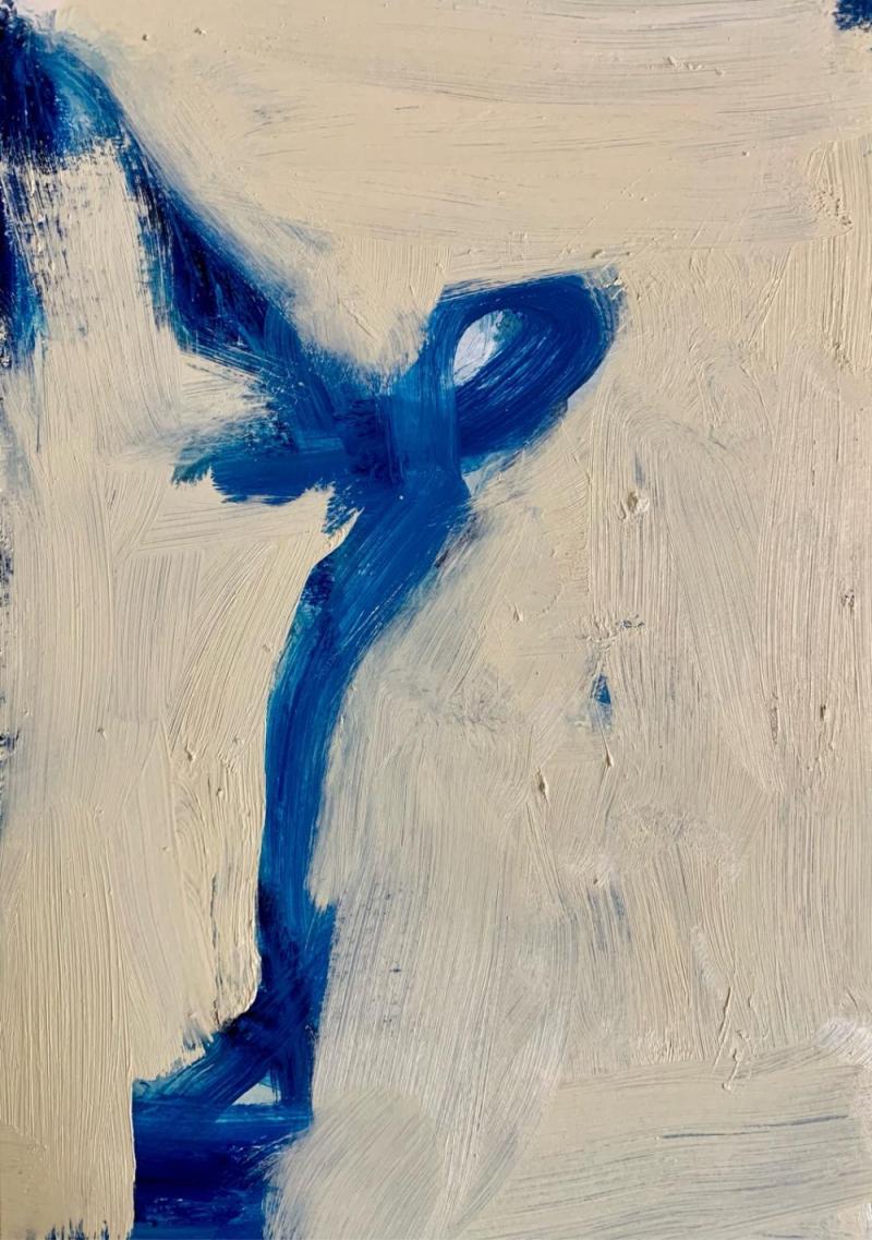 Flight II - Oil on Paper