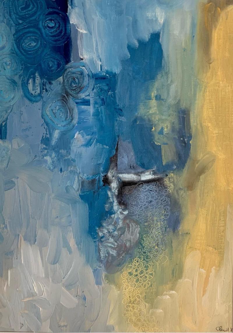 Bubbled Up - Oil on Paper