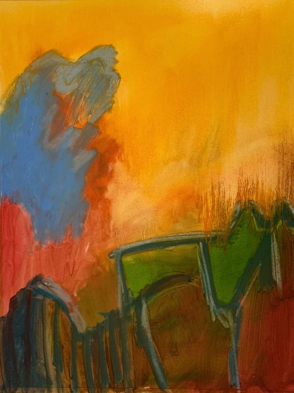 Daybreak - Oil on Paper