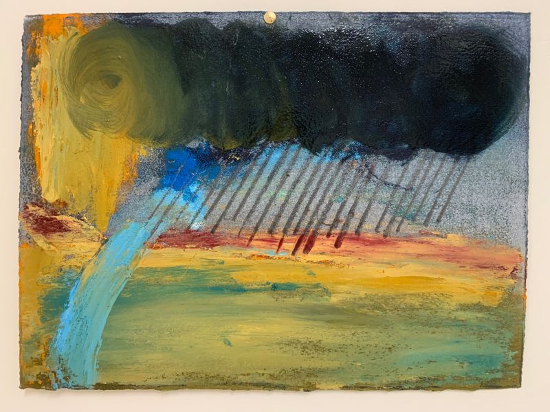 Storm - Oil on Paper