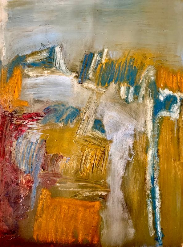 Nature At Work - Oil on Paper