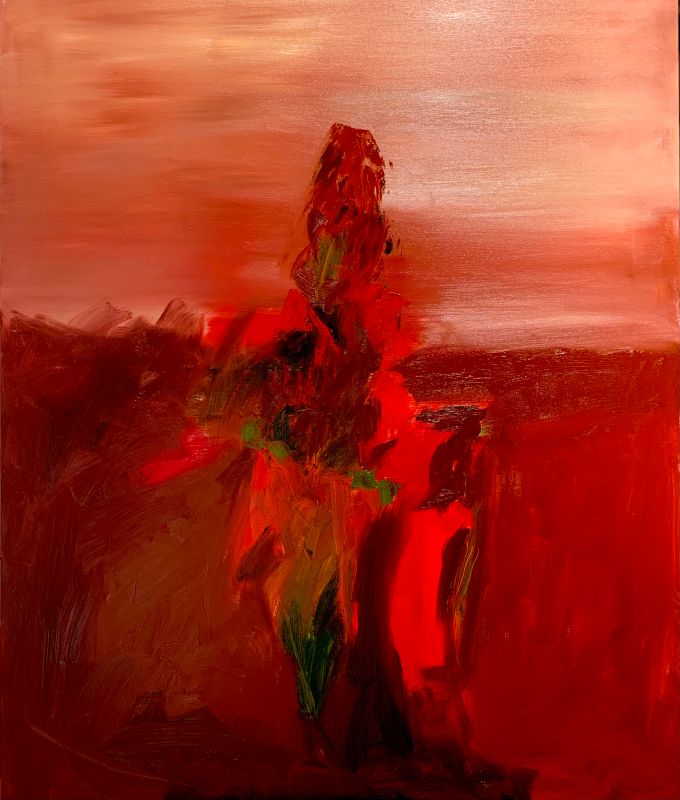 Red Dawn - Works on Canvas
