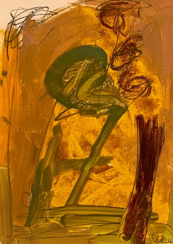 Forest IV - Oil on Paper