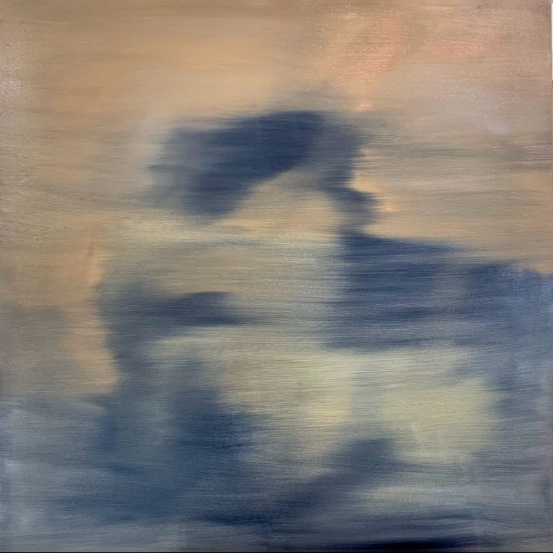 Abstract Figure - Oil on Paper