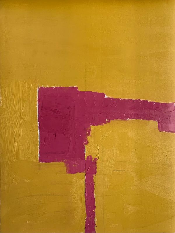 Covered Up - Oil on Paper