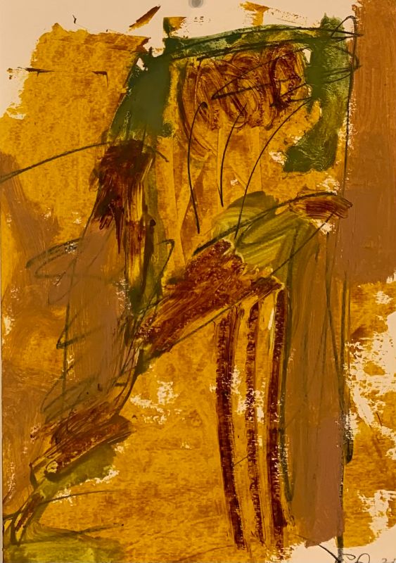 Forest I - Oil on Paper