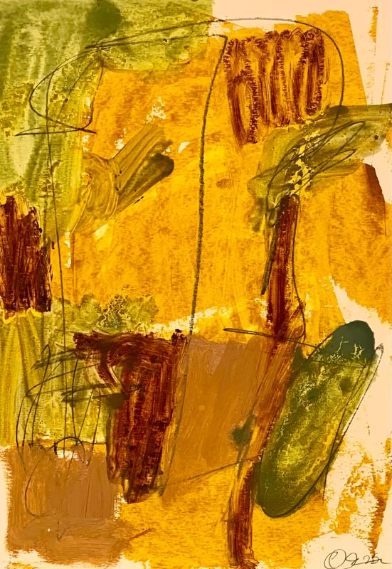 Forest II - Oil on Paper