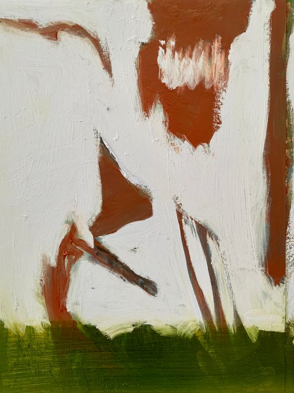 Abstract Landscape IV - Oil on Paper