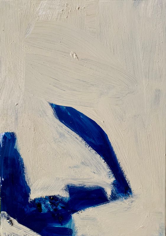 Flight II - Oil on Paper