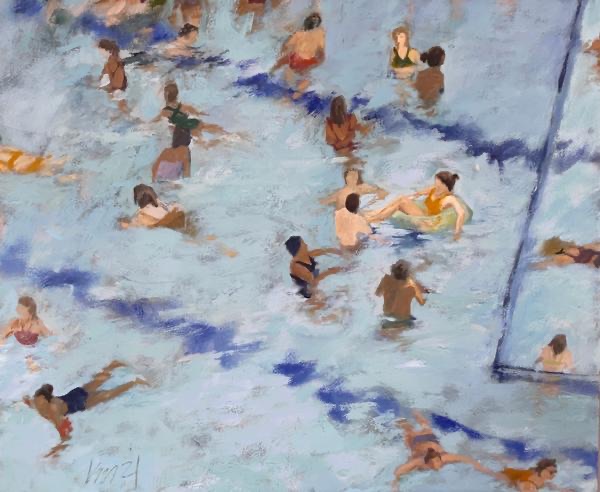 Twin Falls City Pool - Paintings