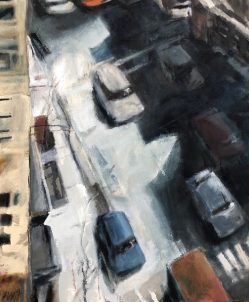 Intersection Spring and Varick - Paintings
