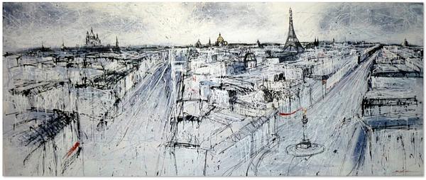 Eiffel - Paintings Paris