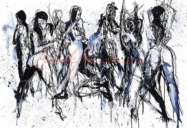 Arabesque - Paintings Figurative