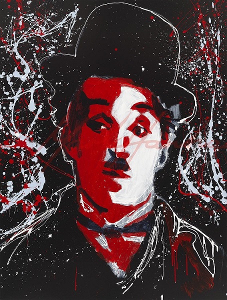 Charlie Chaplin - Paintings Pop Culture
