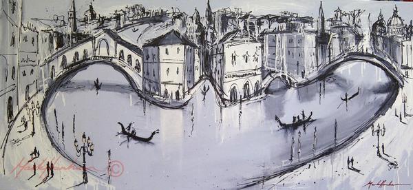 Heart Of Venice - Paintings Venice