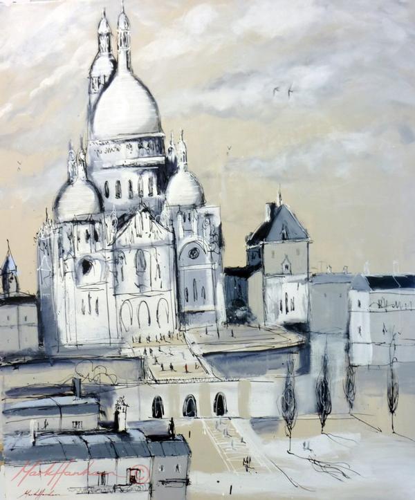 Journey To Sacre Coeur - Paintings Paris