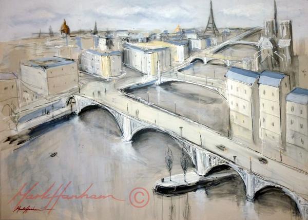 Paris In Pastel Palette - Paintings Paris