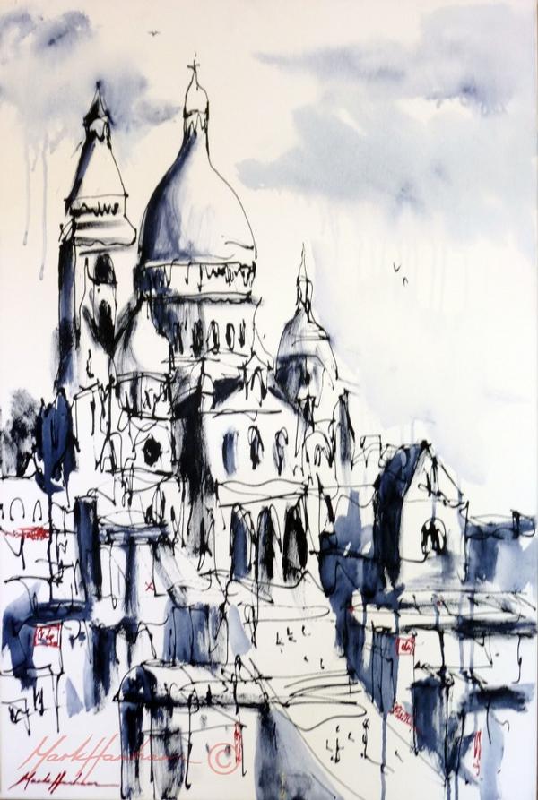Sacre Coeur - Paintings Paris
