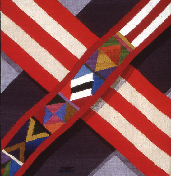 Three Belts Red - Tapestries