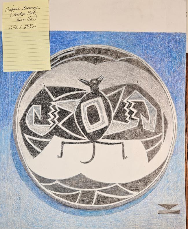 Mimbres Bat - Bien Fu - Nancy Kozikowski