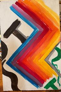 Nancy Kozikowski Rainbow ZigZag