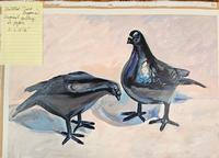 Nancy Kozikowski Untitled - Two Pigeons
