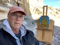 Robert A. Dye The artist at Big Bend