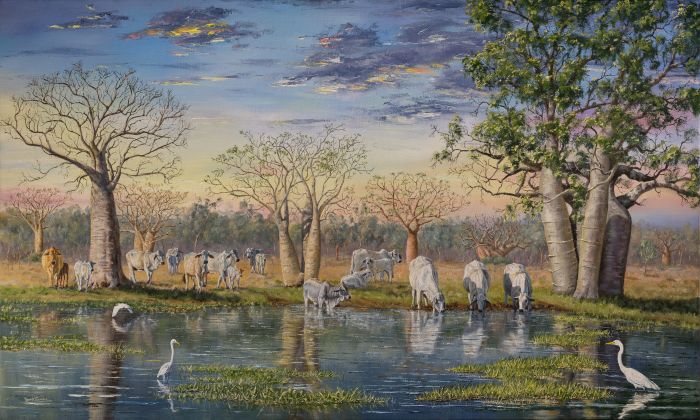 MARK COOMBE - Kimberley Waterhole
