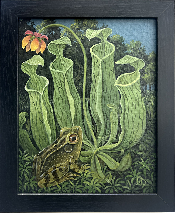 Frog with Pitchers - Laine Bachman