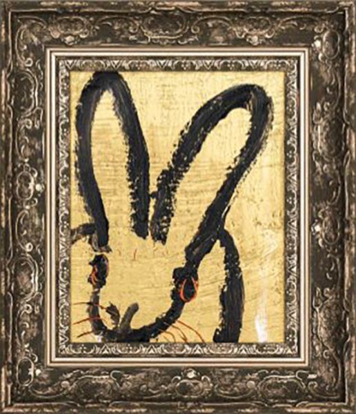 Gold Bunny - Hunt  Slonem