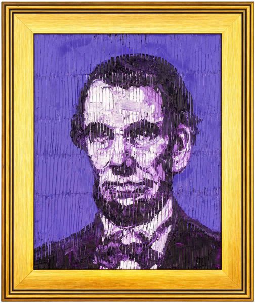 President Lincoln Purple - Hunt Slonem