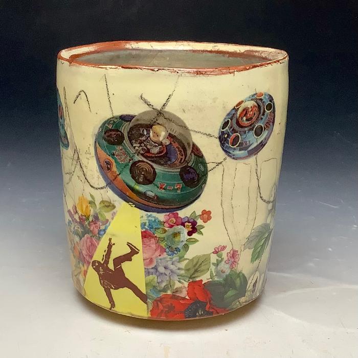 ERIC PARDUE Cup with Green UFO