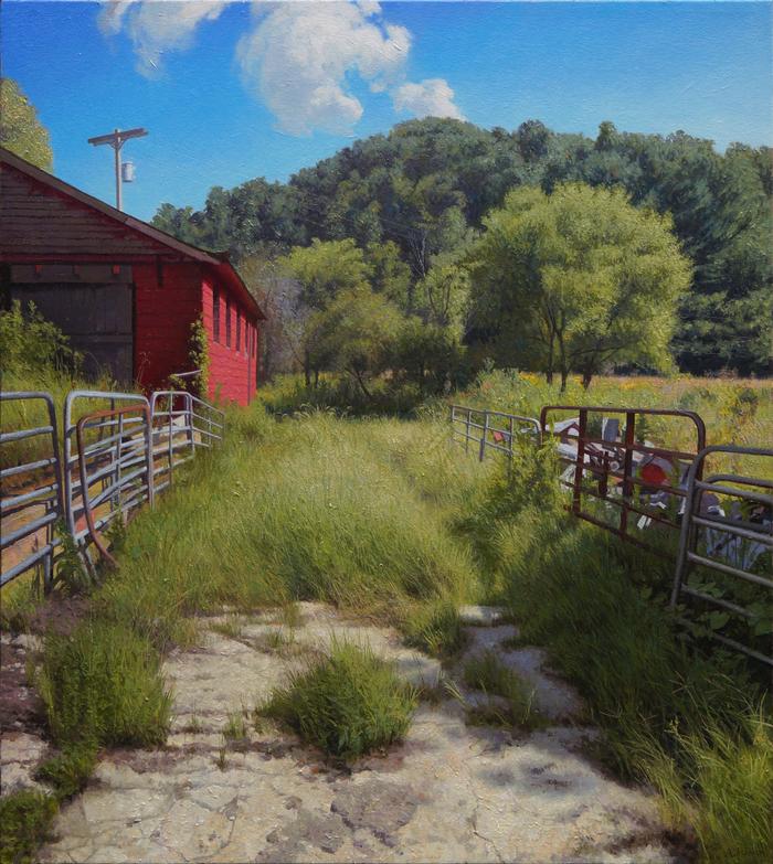 LUKE ALLSBROOK Abandoned Dairy Farm in September