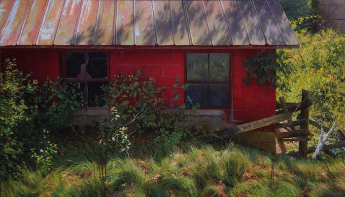 LUKE ALLSBROOK Abandoned Dairy Farm Windows