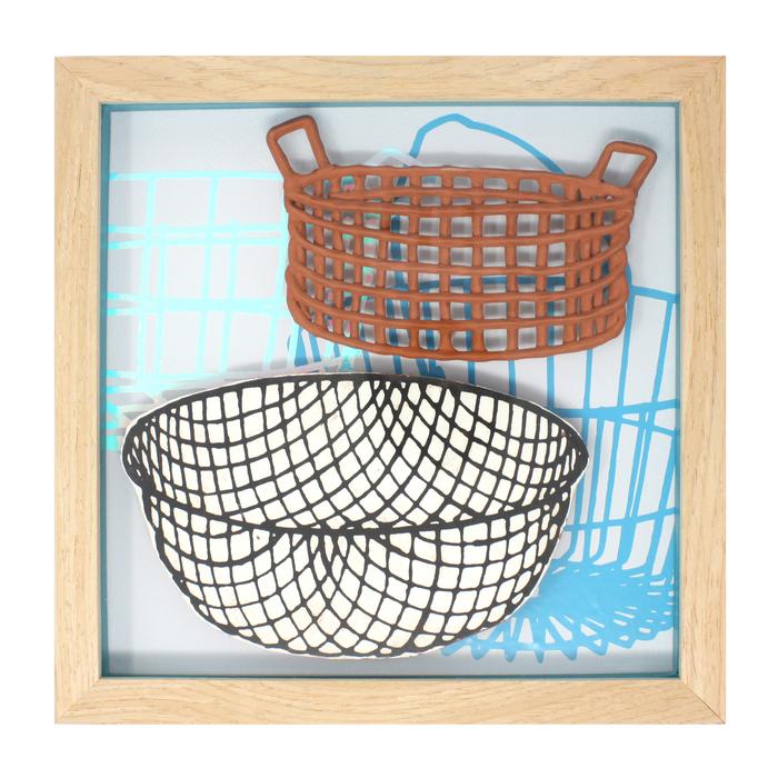 KARI WOOLSEY Turquoise Metal Baskets