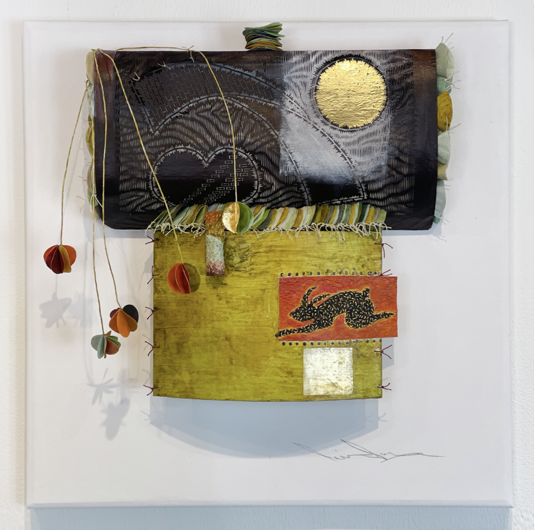 AKIKO SUGIYAMA Kimono Katagami_ Series 2 _ Moon Follower