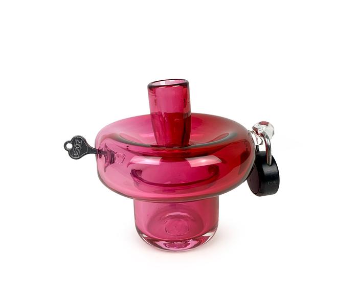 ROBERT BURCH Small Fuchsia Lock _ Key Vase