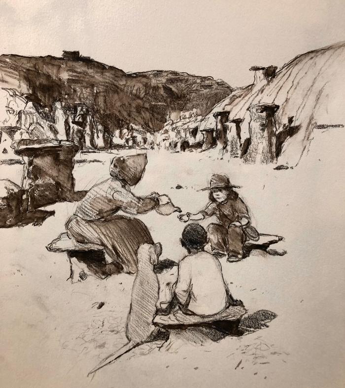 JULYAN DAVIS A Desert Tea Party (Study)