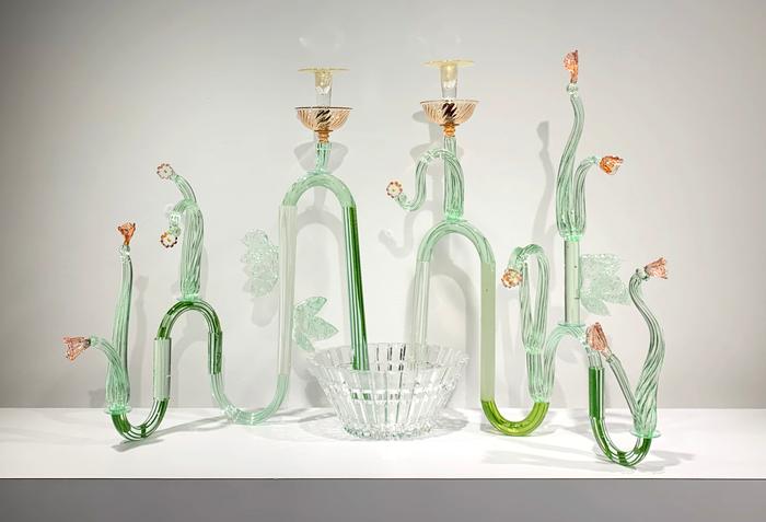 CHRISTOPHER KERR-AYER Floral Candelabra