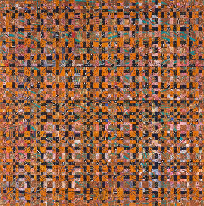 LAINARD BUSH Gold Grid Pattern No. 12