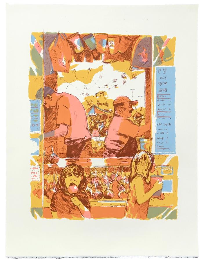 JULYAN DAVIS Candy Apples (Mountain State Fair)_ framed print