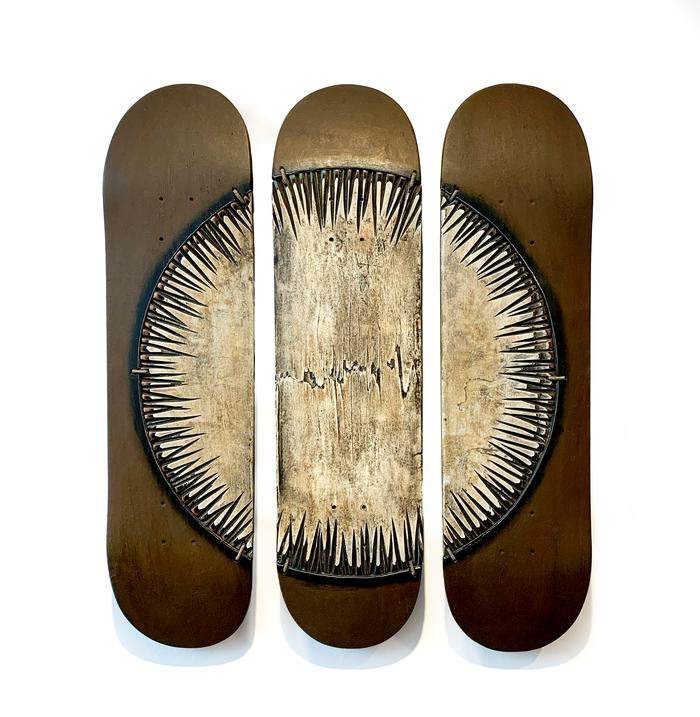 GEORGE PETERSON Lingo Series (Circle Triptych)