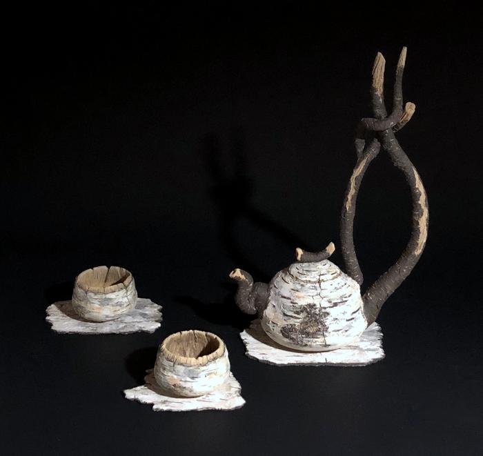 ERIC SERRITELLA Yixing Style Teapot with Cups