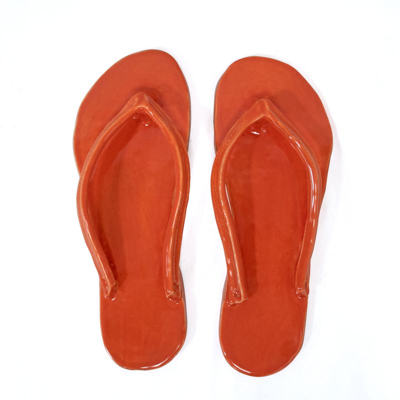 Sandal - Orange - Cindy Wilson