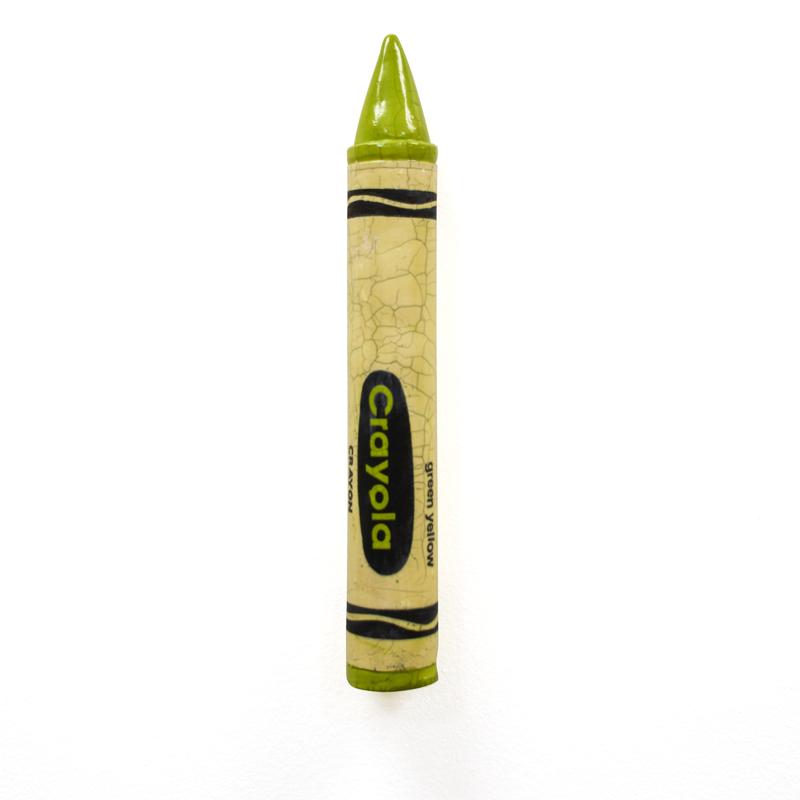 Karen Shapiro - Crayon - Yellow Green