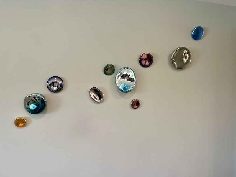 Mercury Drops - 10-piece wall sculpture - Seth Fairweather